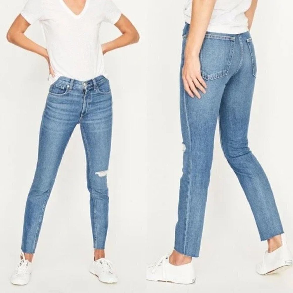 Rag & Bone Jeans Sz 26 Pamela High Waist Ankle Skinny NWT